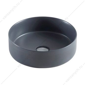 Раковина 35,5х35,5 накладная Azario, круглая, темно-серый матовый AZ-3134 MDG AZARIO (Россия/Китай) купить в Тюмени (Ван Саныч™)